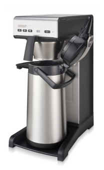 Bravilor Bonamat THa Kaffeemaschine mit Isolier Thermo-Pumpkanne in Edelstah/Schwarz.