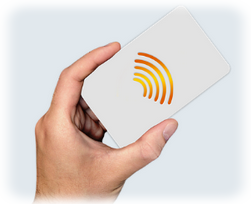 Chipkarte mit Sensor