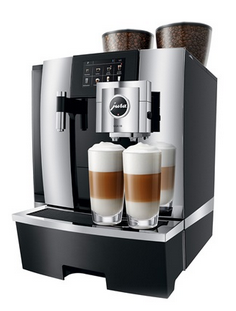 Jura Kaffeevollautomat als Tabltop in Schwarz/Chrom