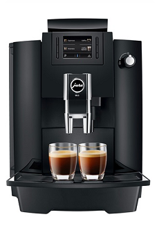 Jura WE 6 Schwarz mit 2 Espressogläßer