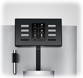 Jura X8 Kaffeevollautomat Screen-Display
